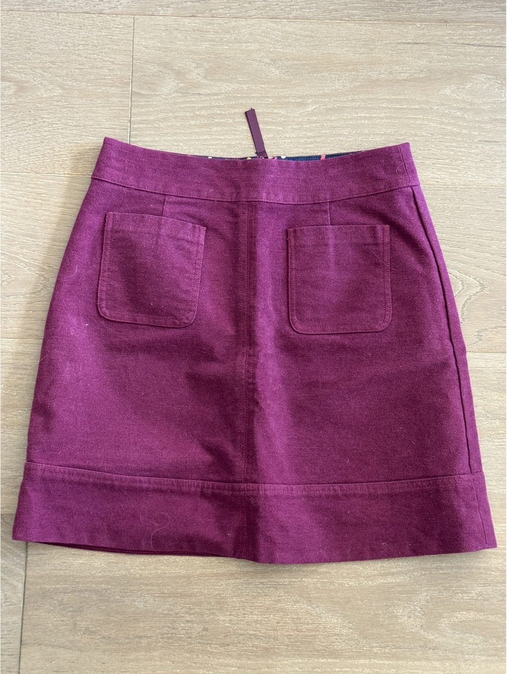 Boden Burgundy Skirt